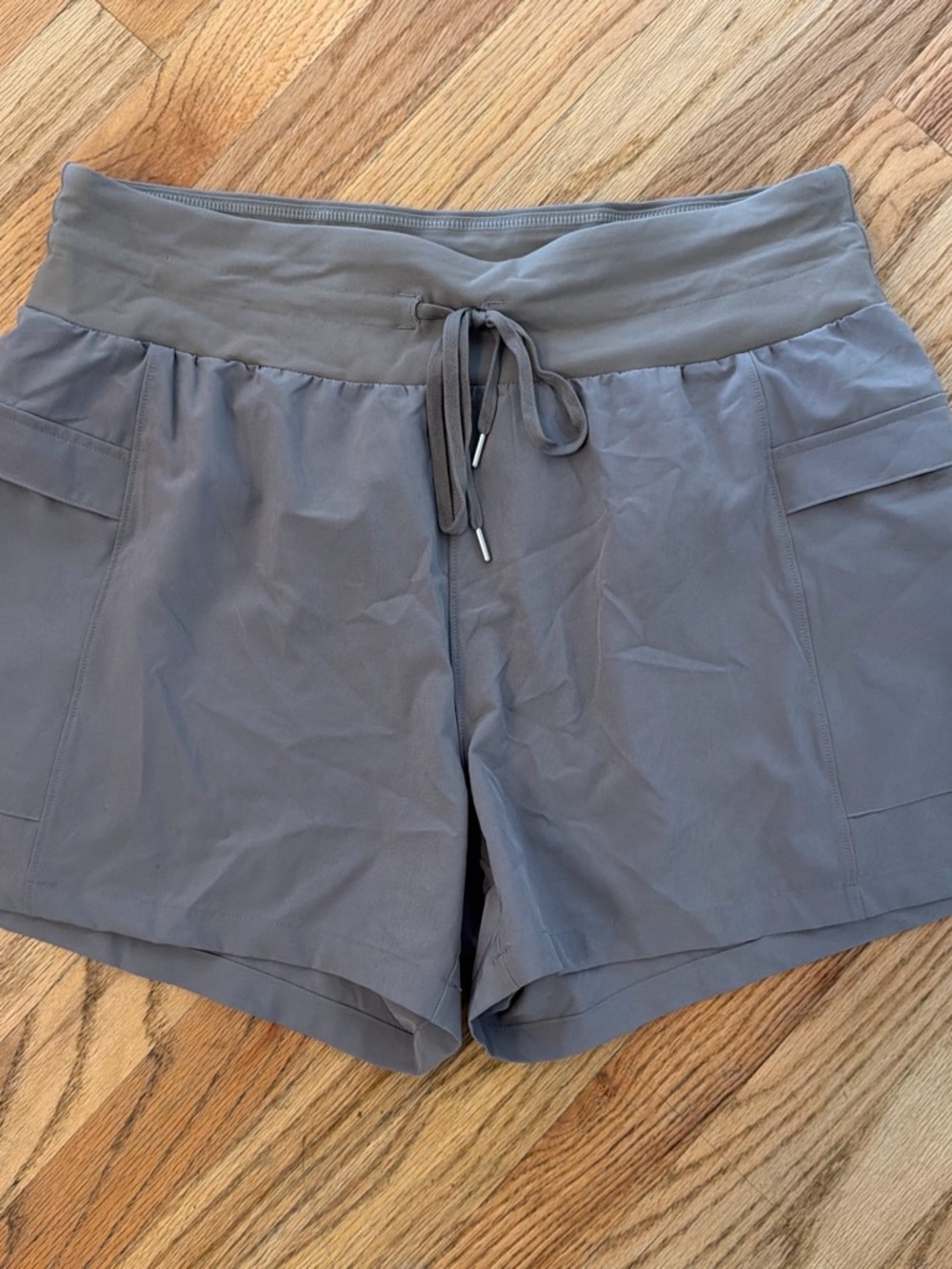 Calia Slate Gray Drawstring Athletic Shorts